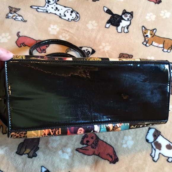 Amazing, unique vintage patent handbag/tote ๐ from the 1980โs! - Picture 5 of 16